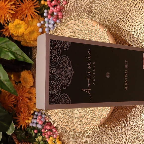 Artistic Accents Fork and Spoon Serveware Set - Picture 9 of 9